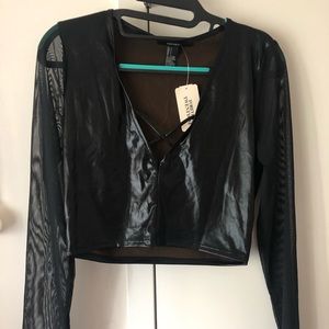 Crop top long sleeve